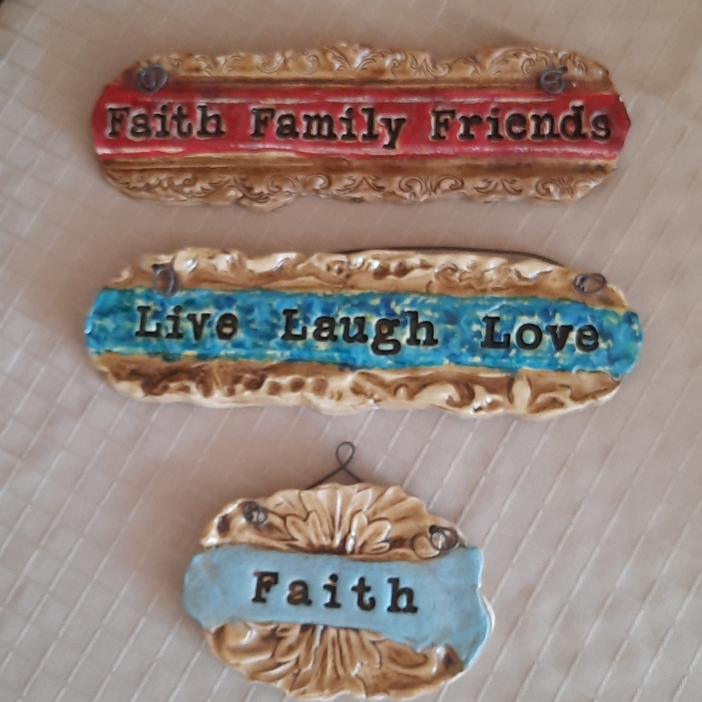 Carson Home Accents| Handmade Clay Signs|